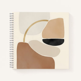 Cuaderno Formas abstractas neutrales | Bella Artes mínimo m