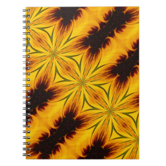Cuaderno Formas Amarillas Y Marrones Resumen Bloc De Notas
