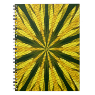 Cuaderno Formas Amarillas Y Verdes Resumen Bloc De Notas De