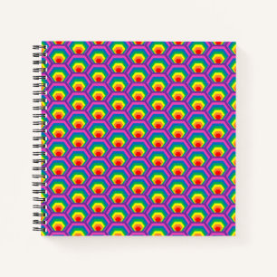 Cuaderno Formas coloreadas abstractas