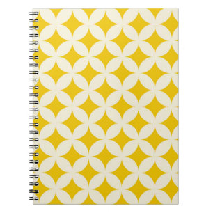Cuaderno Formas de círculo geométrico sin soldadura en cruz