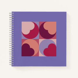 Cuaderno Formas de corazón