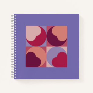 Cuaderno Formas de corazón
