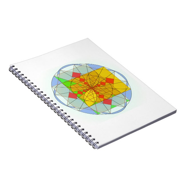 Cuaderno Formas de oro del rectángulo (Lado Derecho)
