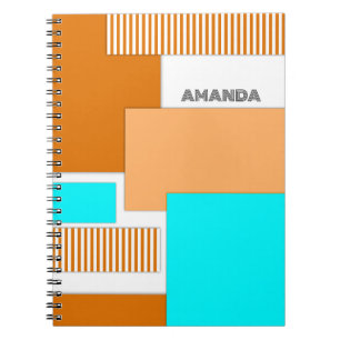 Cuaderno Formas geométricas cortadas de papel