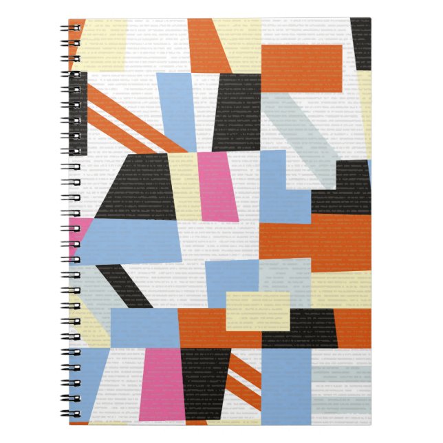 Cuaderno Formas geométricas creativas, diseño de patrones d (Frente)