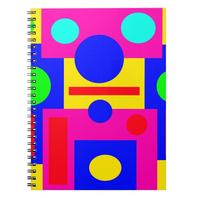 Cuaderno Formas geométricas de color (Frente)