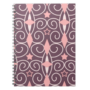 Cuaderno Formas geométricas ornamentales de dibujo manual a