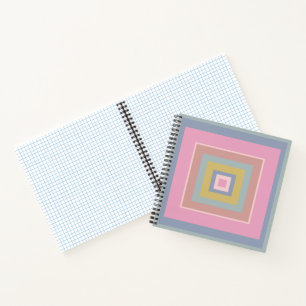 Cuaderno Formas geométricas Patrón de pliegues en colores p
