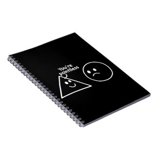Cuaderno Formas geométricas sin sentido Humor divertido