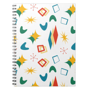 Cuaderno Formas Modernas De Mediano Siglo Atómico Retro