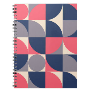 Cuaderno Formas modernas y patrones geométricos sin costura