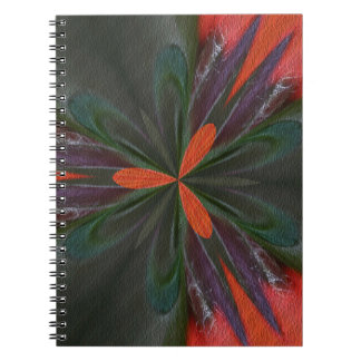 Cuaderno Formas naranjas Y Verdes Resumen Bloc De Notas De