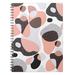 Cuaderno Formas Naturales: Textura Geométrica Sin Marea.