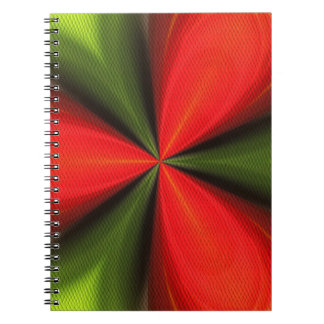 Cuaderno Formas Rojas Y Verdes Resumen Bloc De Notas De Art