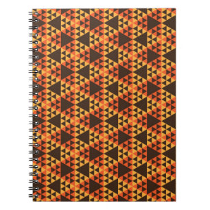 Cuaderno Formas triangulares dibujadas a mano. Tri Vintage 