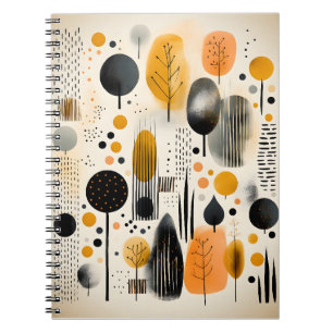 Cuaderno Formas únicas de composición geométrica escandinav