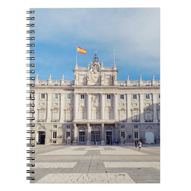 Cuaderno Fortaleza del Palacio Real de Madrid España (Frente)