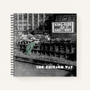 Cuaderno Foto antigua Chicago Car colsplash furioso auto