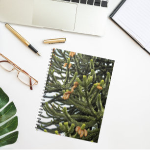 Cuaderno Foto botánica del árbol del rompecabezas del mono