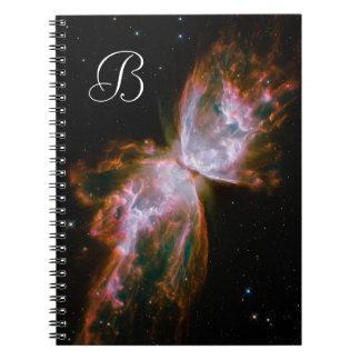 Cuaderno Foto celestial de la nebulosa de la mariposa con m