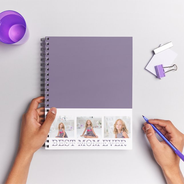 Cuaderno Foto Collage moderna de la mejor mamá del regalo p (Subido por el creador)