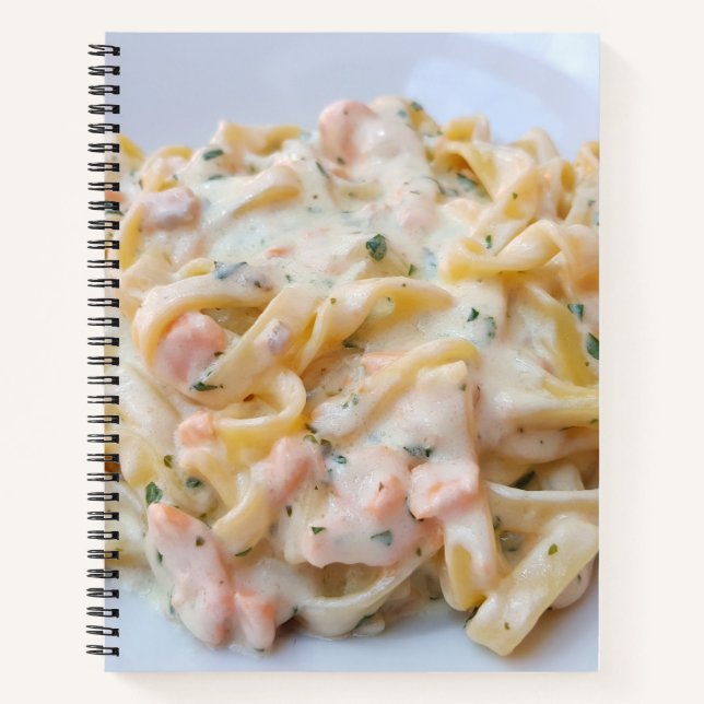 Cuaderno Foto de alimentos para Personalizado Pasta (Anverso)