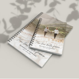Cuaderno Foto de amor verdadero regalo personalizado mínimo