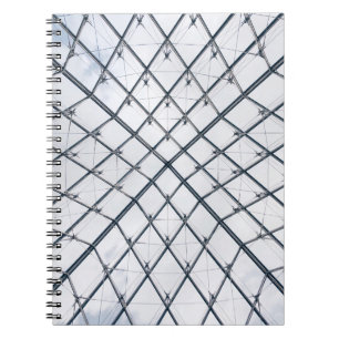 Cuaderno Foto de ángulo bajo del marco metalizado gris