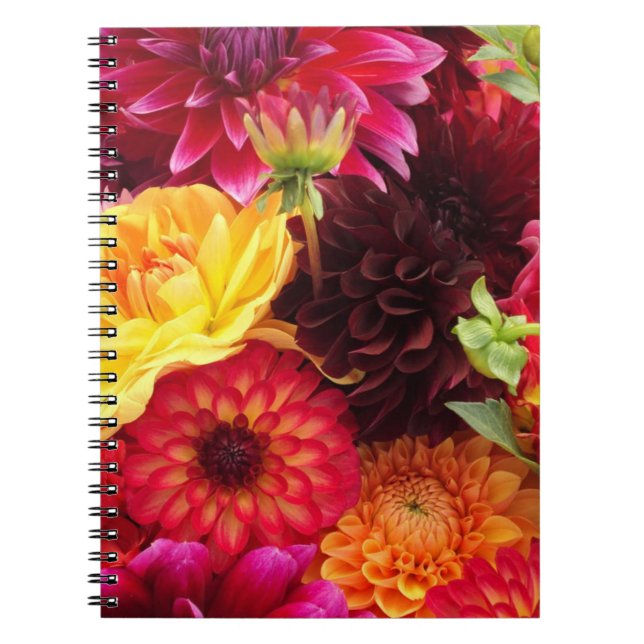 Cuaderno Foto de arreglo floral (Frente)