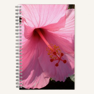 Cuaderno Foto de arte fino de Hibisco rosa hawaiano