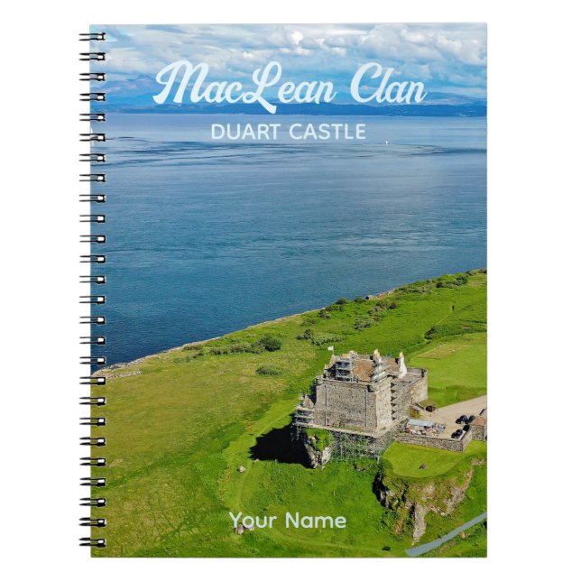 Cuaderno Foto de Castillo de Clan Duart de Escocia MacLean (Frente)