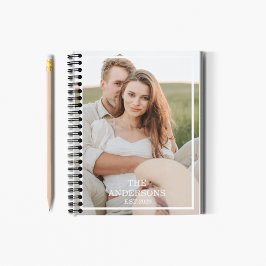 Cuaderno Foto de colección de parejas modernas y regalo de 