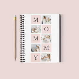Cuaderno Foto de colección moderna y regalo de mamá rosa pa