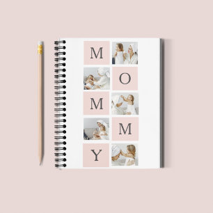 Cuaderno Foto de colección moderna y regalo de mamá rosa pa