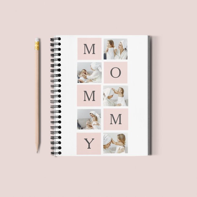 Cuaderno Foto de colección moderna y regalo de mamá rosa pa (Subido por el creador)