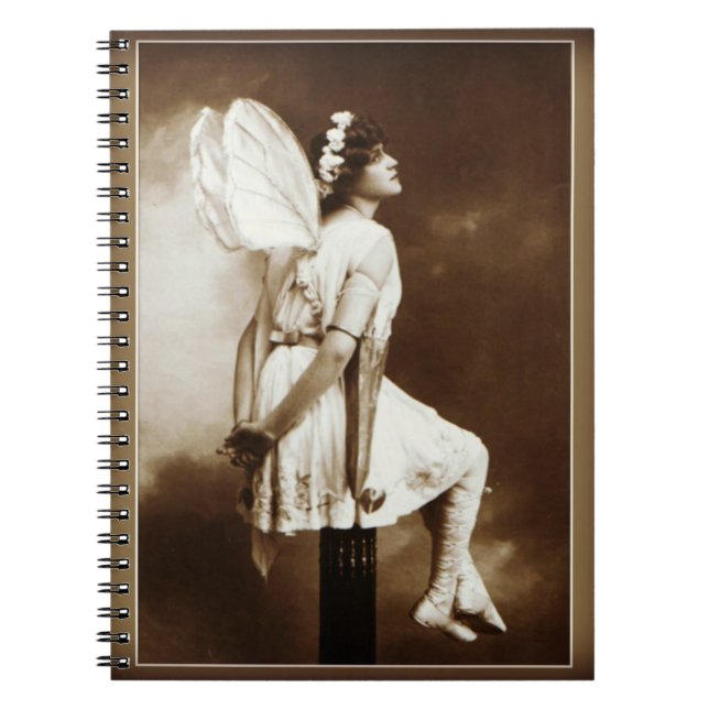 Cuaderno Foto de estudio de época, Faerie - bloc de notas e (Frente)
