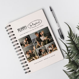 Cuaderno Foto de familia de Días de la Madre personalizados