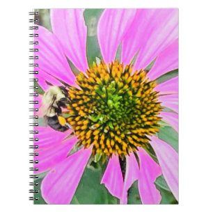 Cuaderno Foto de flor de Nueva Inglaterra