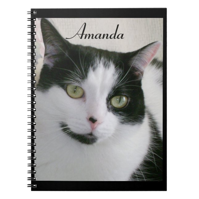 Cuaderno Foto de gato (Frente)