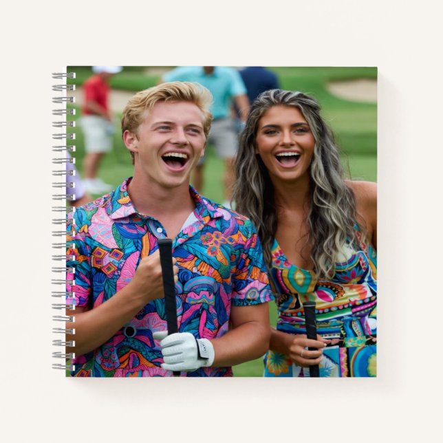 Cuaderno Foto de Golf Personalizar (Anverso)