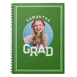 Cuaderno Foto de graduación de escuela secundaria simple mo