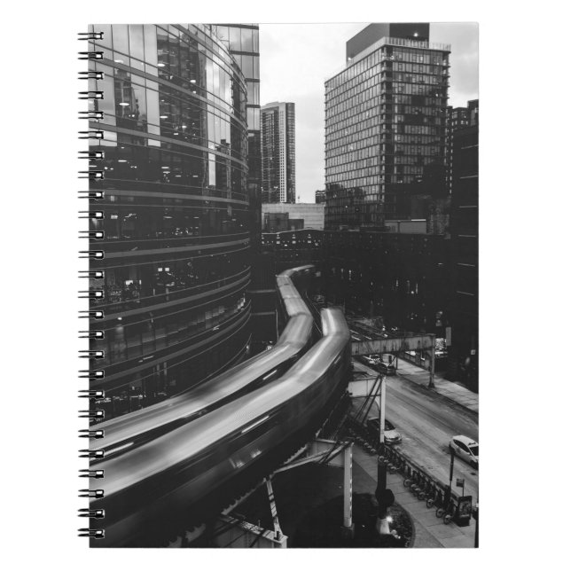 CUADERNO FOTO DE GRAYSCALE DE LA CIUDAD (Frente)