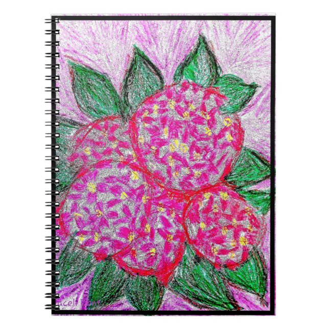 Cuaderno Foto de Hydrangeas para portátiles (Frente)