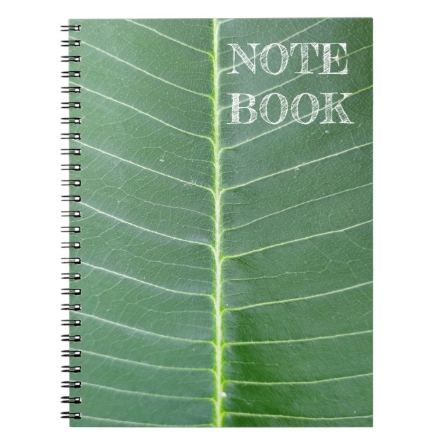 Cuaderno Foto de la espiral del abrazo de la naturaleza (Frente)