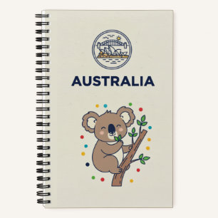 Cuaderno Foto de la herencia de Australia y eucalipto de ko