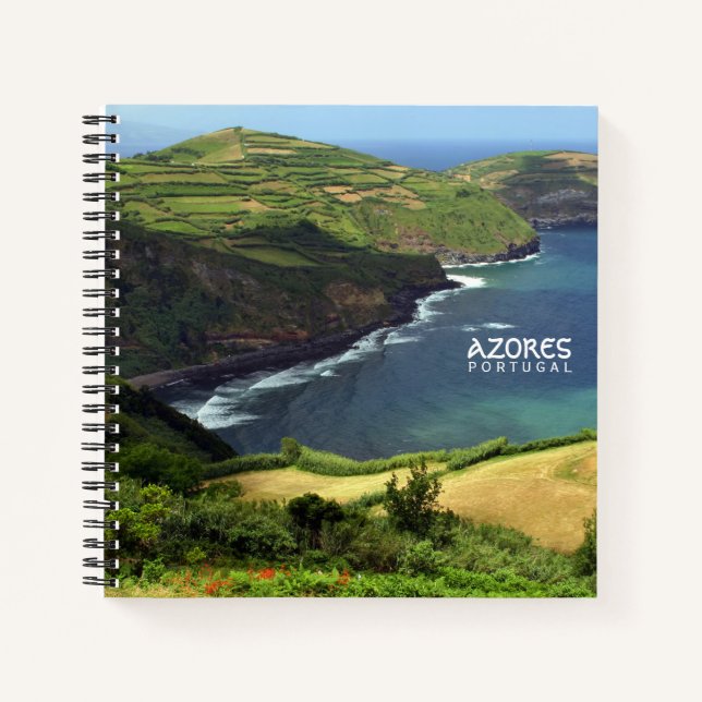 Cuaderno Foto de las islas Azores, Portugal (Anverso)