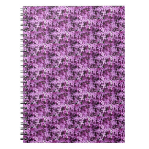 Cuaderno Foto de Lilac   Media caída en mosaico  