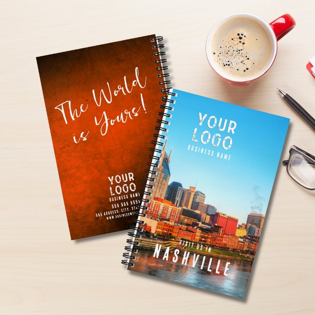 Cuaderno Foto de Logo Empresarial con Gradiente Grunge Nara (Subido por el creador)
