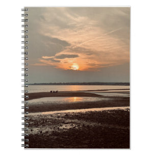 Cuaderno Foto de los sueños de atardecer